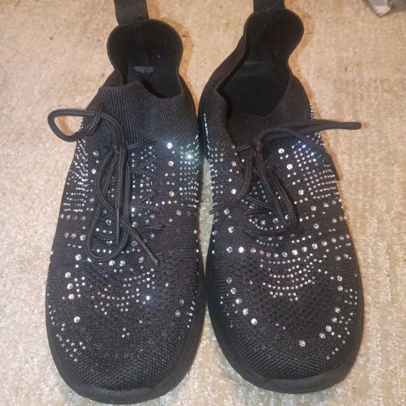 Yoki woman's rhinestone sneakers - Picture 3 of 7